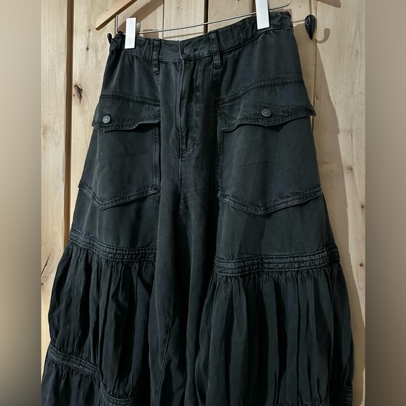 Free People Movement “Last Word” Parachute Pants – Washed Black (8468) 🖤✨ - Picture 6 of 7